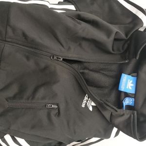 Black Adidas track suit 9-12months